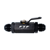 FTF Valve Shut Off An6 Male - Black image 1