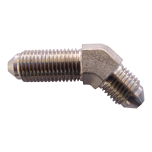 FTF Bulkhead Male  45° An3 Flare Sus303 image 1