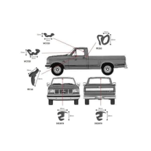 Rubber Kits - Ford F250 (1966 - 1981) image 1