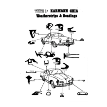 Rubber Kits - VW Karmann Ghia (Type 14) 1961 - 1974 image 1