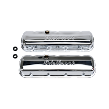 Edelbrock Chrome Bbc Low Profile Valve Covers image 1